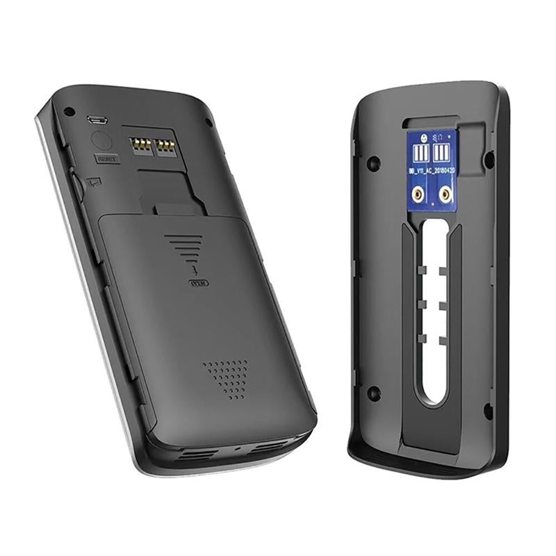 Smart Wi-Fi Video Doorbell with Night Vision & Wide-Angle Camera | 720P Low Power Mobile Remote | Black