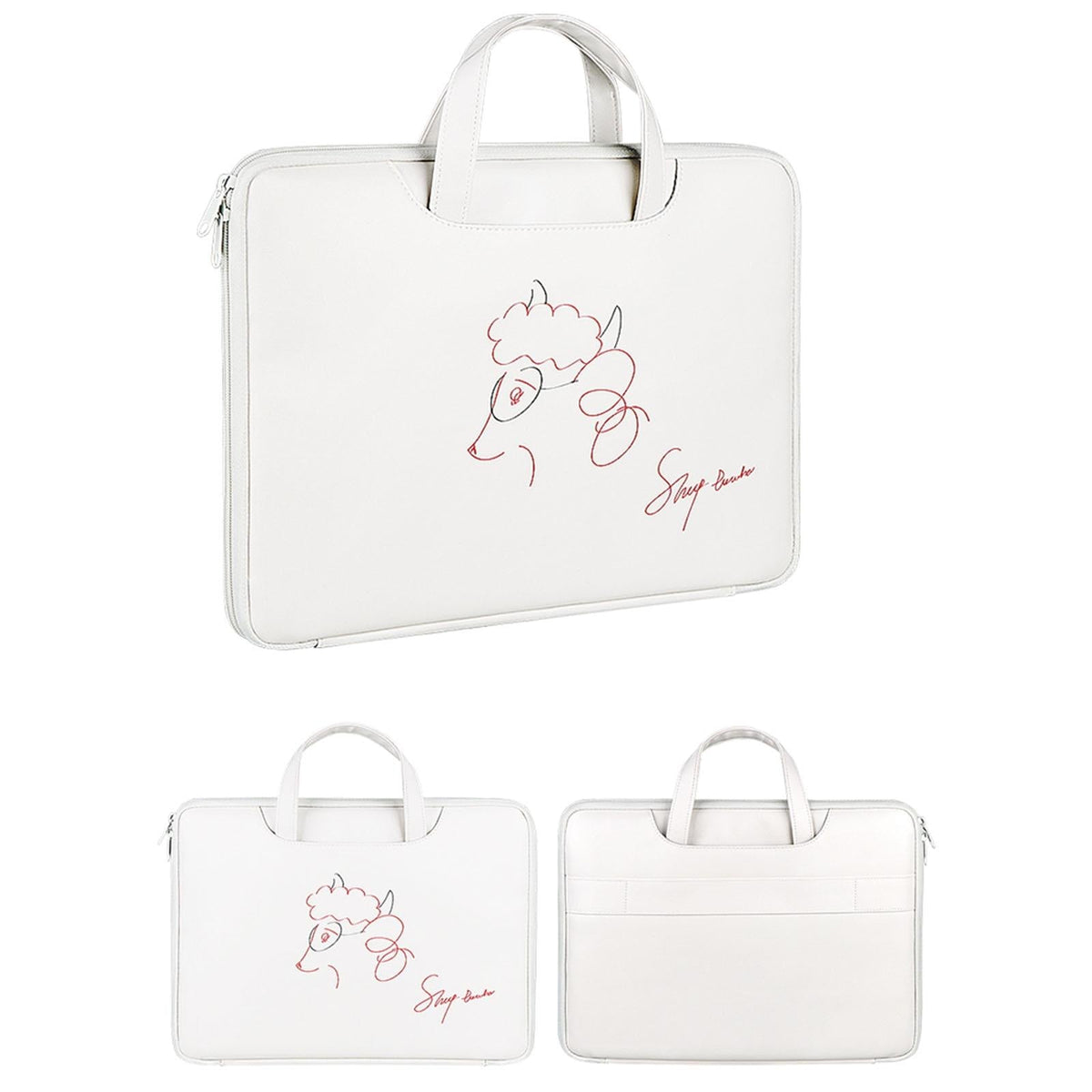 14.1-15.4 Inch Lightweight Printed Laptop Bag | PU Material | Watermelon