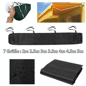 Waterproof Retractable Canopy | For Outdoor Patio | 2.5m Size | Dustproof Protective Cover | Green