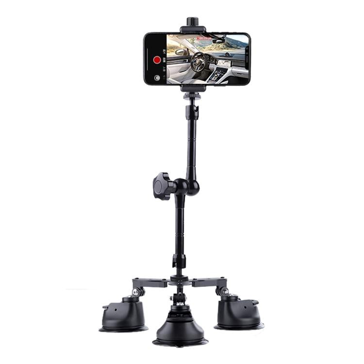 Articulating Magic Arm with Suction Cup Phone Clamp