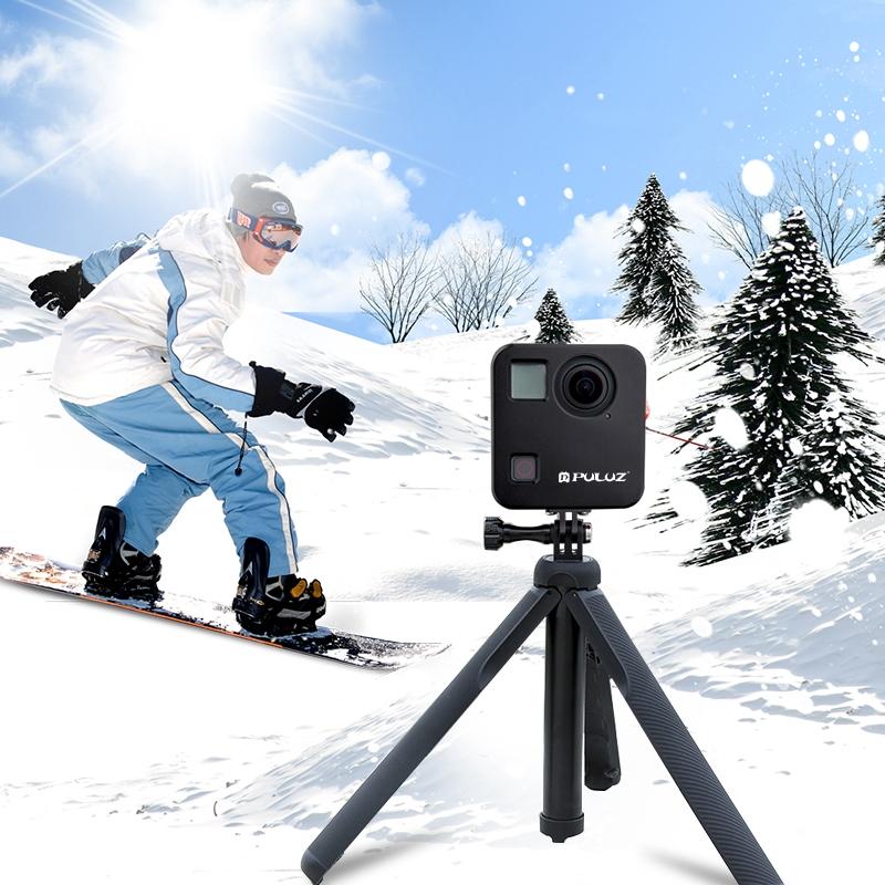 Aluminum Alloy Protective Cage for GoPro Fusion with Mount & Lens Caps