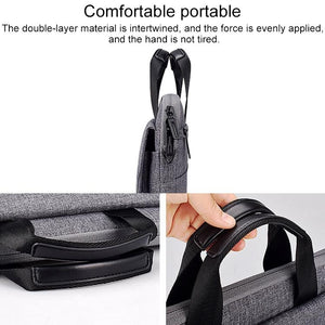 15.4 Inch Laptop Handheld Briefcase Storage Bag | No Shoulder Strap | Grey