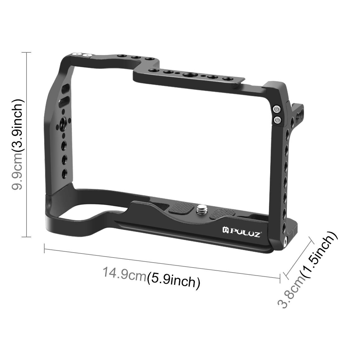 Metal Camera Cage for Canon EOS-RP | Stabilizer Rig | Black