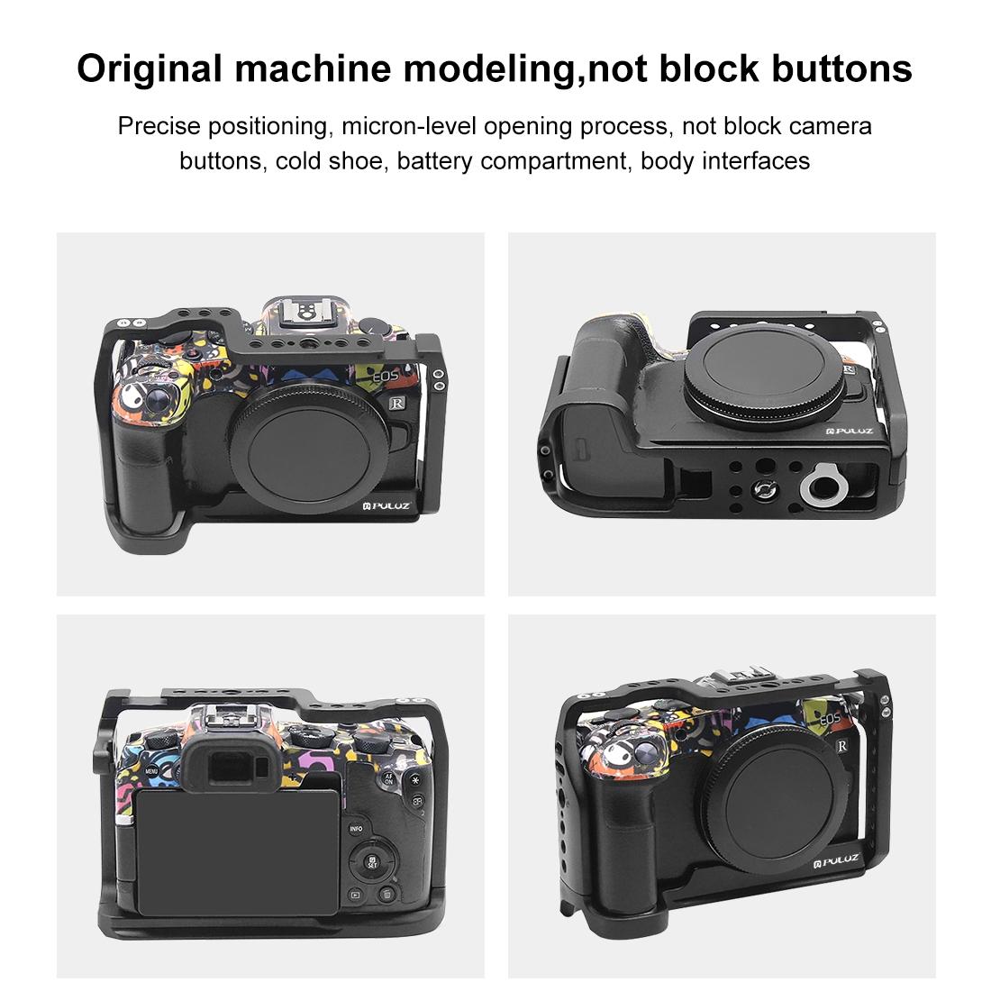 Metal Camera Cage for Canon EOS-RP | Stabilizer Rig | Black