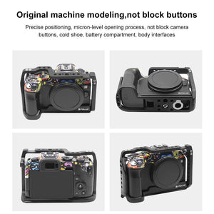 Metal Camera Cage for Canon EOS-RP | Stabilizer Rig | Black