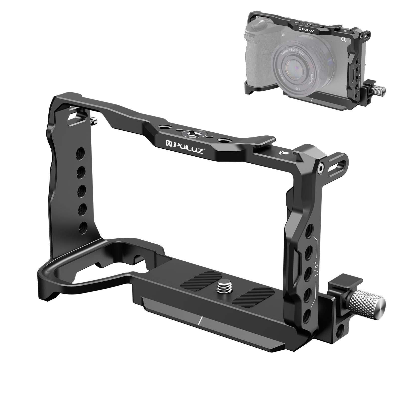Metal Camera Cage Stabilizer | Sony A6700 | Black