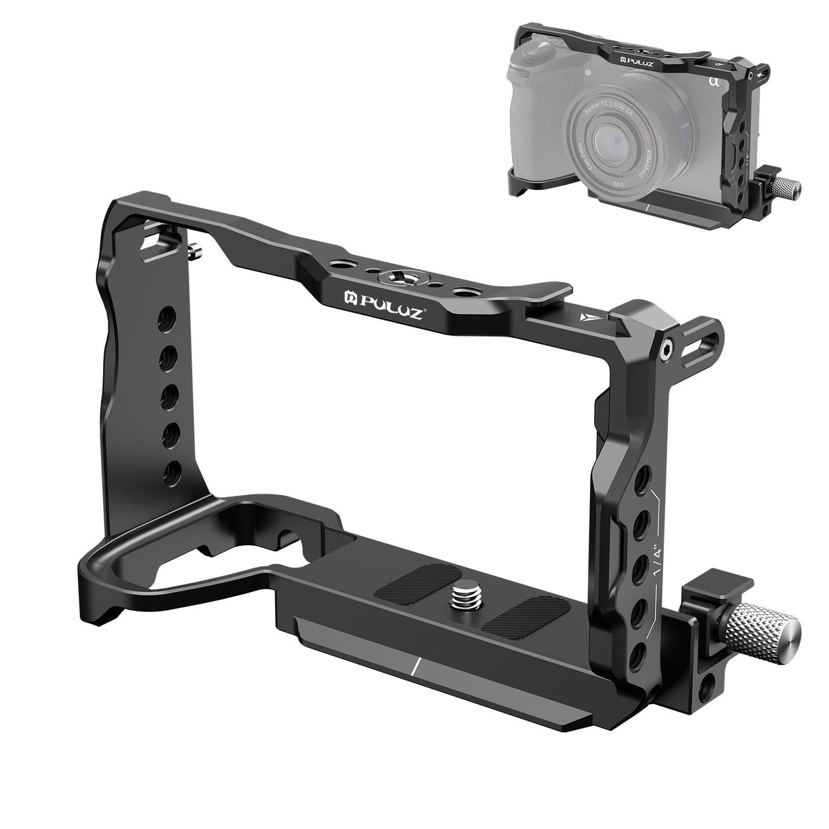Metal Camera Cage Stabilizer | Sony A6700 | Black