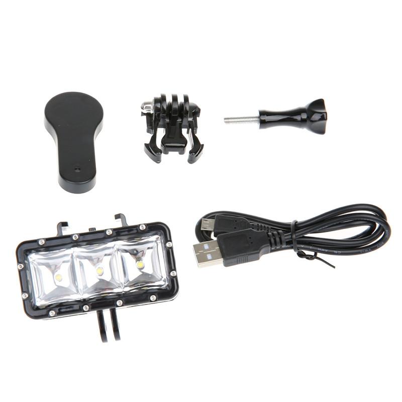 Waterproof Action Camera Light for GoPro Hero12 | 30M | 300Lm