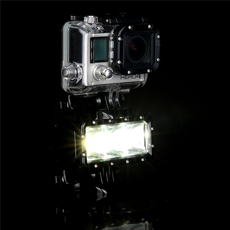 Waterproof Action Camera Light for GoPro Hero12 | 30M | 300Lm
