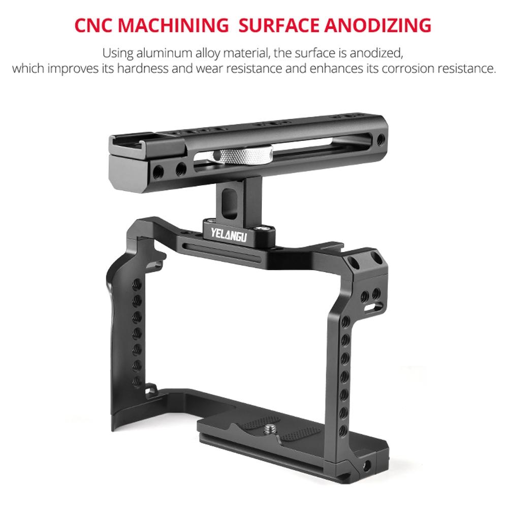 Canon R5 / R6 Video Camera Cage Stabilizer with Handle