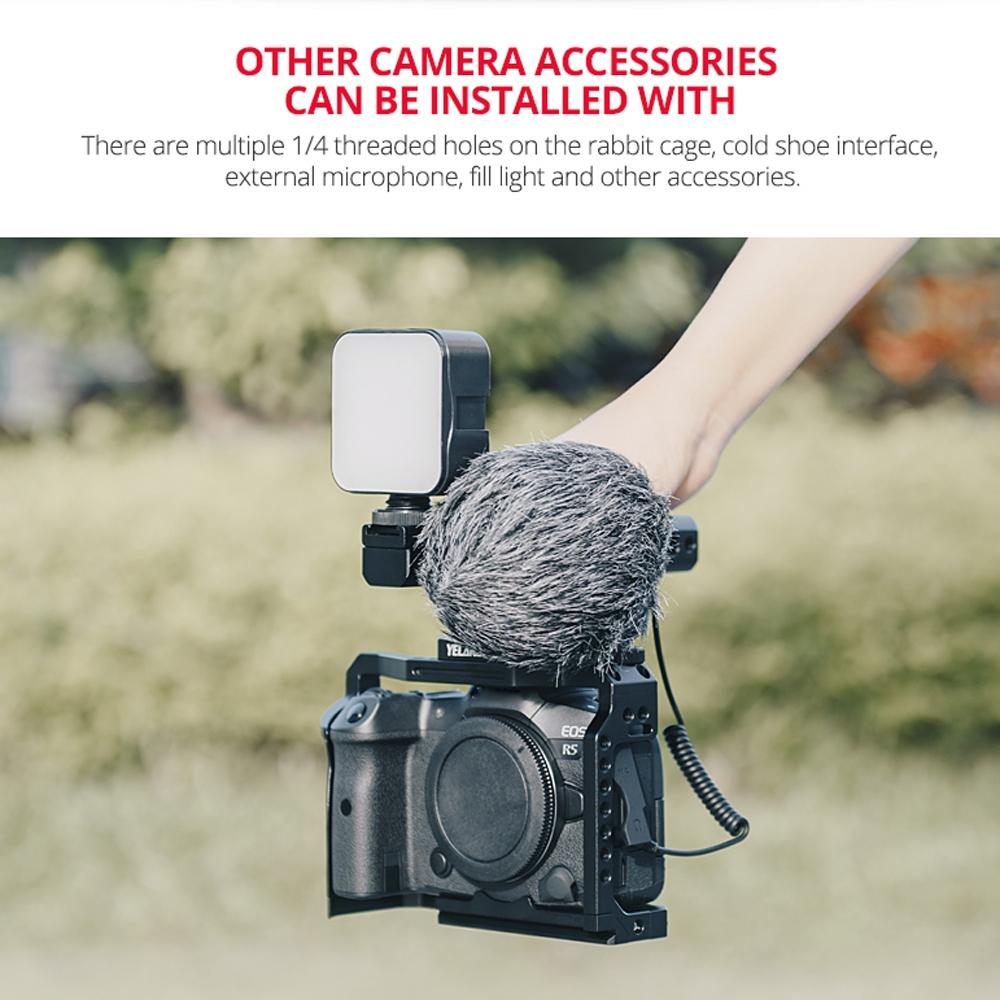 Canon R5 / R6 Video Camera Cage Stabilizer with Handle