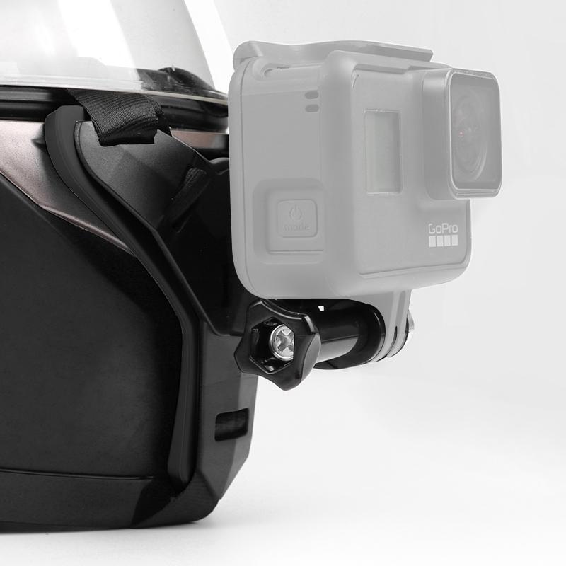 Universal Action Camera Helmet Mount | Compatible with GoPro, Insta360, DJI, and More