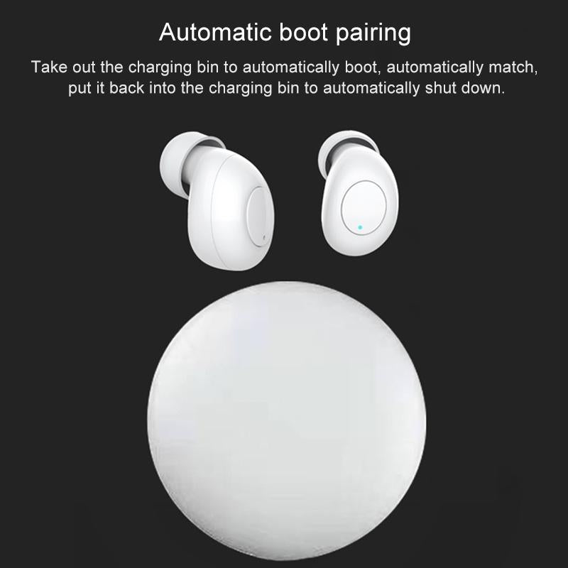 Wireless Earphones | LED Charging Box | J1 TWS | Black