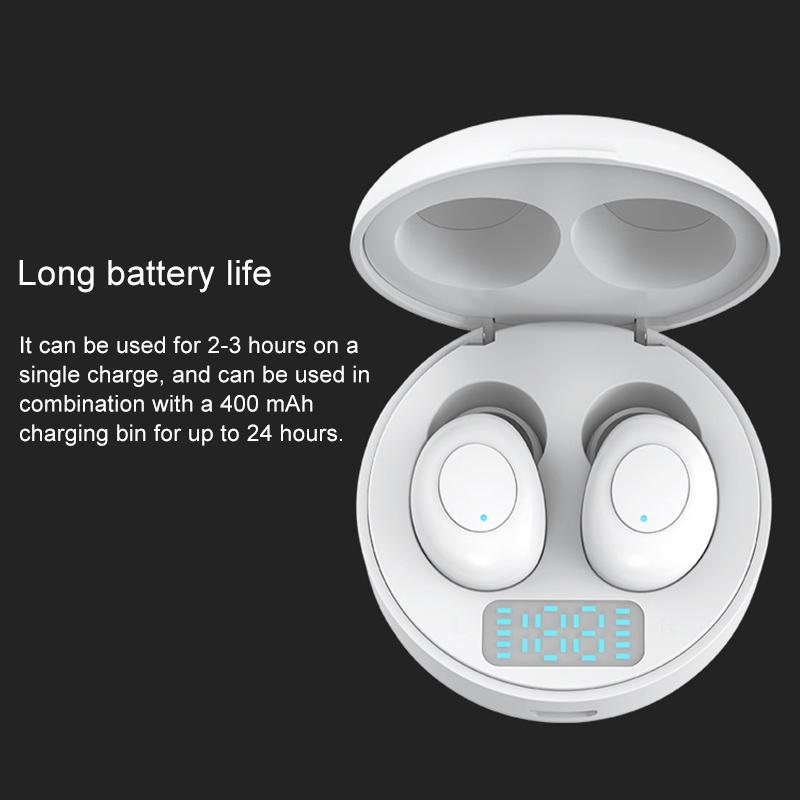 Wireless Earphones | LED Charging Box | J1 TWS | Black