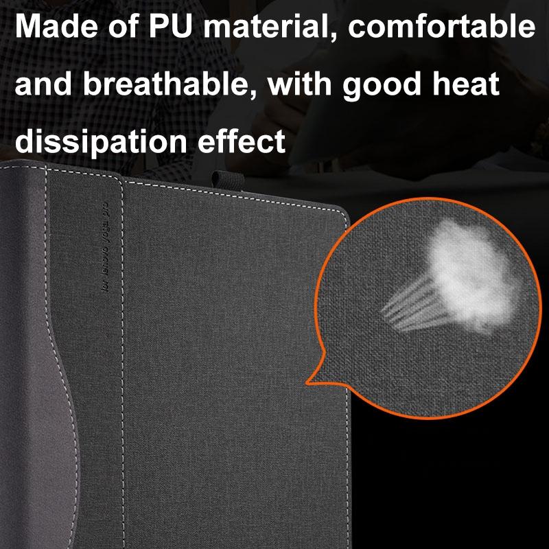 Leather Laptop Case | 16" Anti-Fall | Dark Blue | For Samsung Galaxy Book 4 Ultra