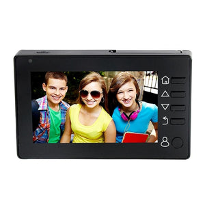 Smart Doorbell with 4.3" TFT Screen | 3.0MP Camera | Night Vision | Motion Detection & 32GB TF Card Support | Black