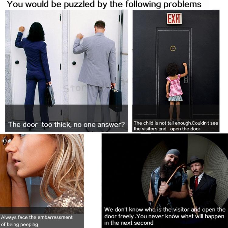 Smart Doorbell with 4.3" TFT Screen | 3.0MP Camera | Night Vision | Motion Detection & 32GB TF Card Support | Black