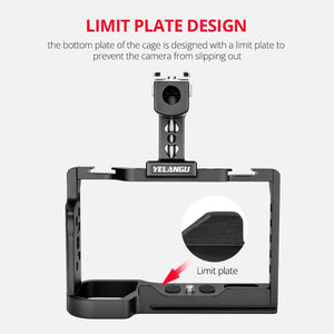 Sony Alpha 7C Video Cage Stabilizer Kit with Handle