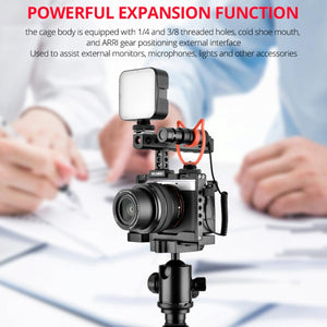 Sony Alpha 7C Video Cage Stabilizer Kit with Handle