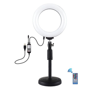 6.2" RGBW LED Ring Light with Remote & Tripod