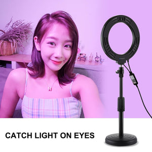 6.2" RGBW LED Ring Light with Remote & Tripod