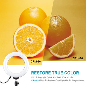 6.2" RGBW LED Ring Light with Remote & Tripod