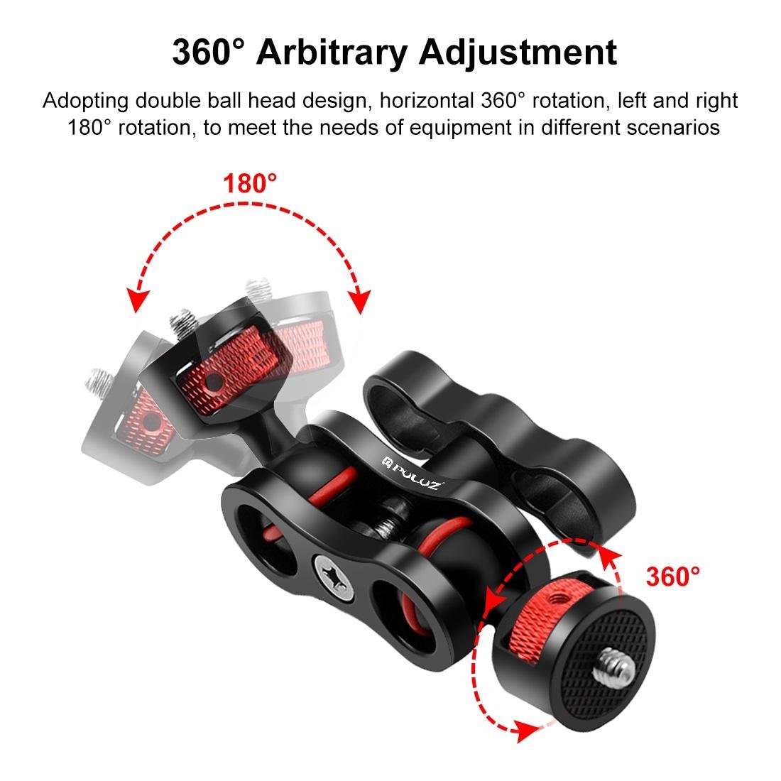 Universal Magic Arm | Ball Head Mount | Black