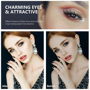 12cm Ring Light | Desktop Tripod | Selfie Stick Mount | USB LED | Beauty Vlogging | Photography & Video Lighting Kit | Black