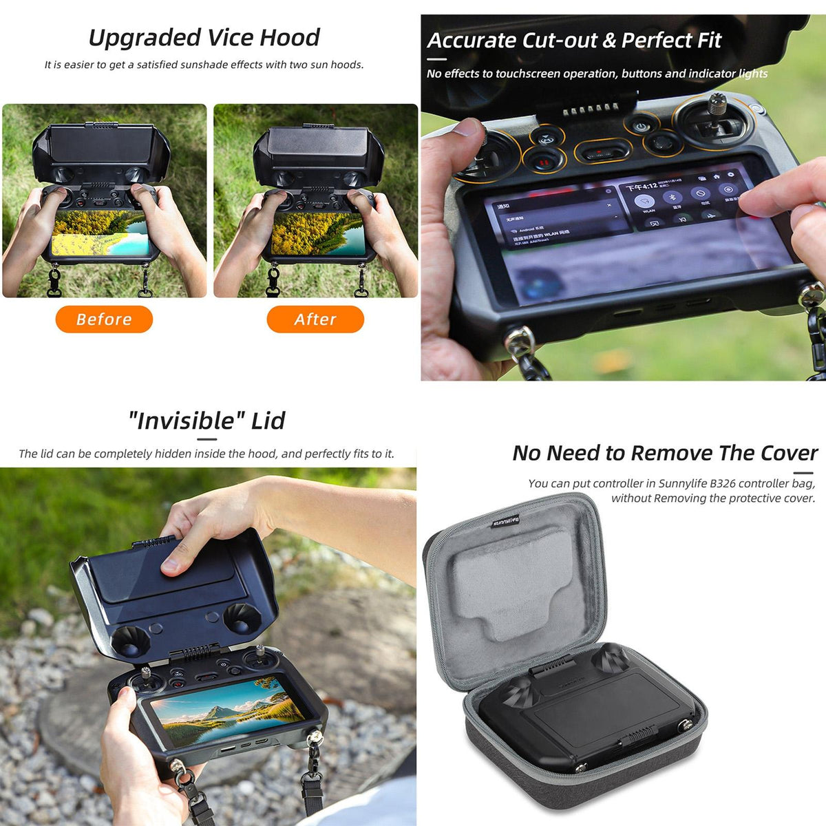 2 - in - 1 Sun Hood & Screen Protector | Controllers | Monitors