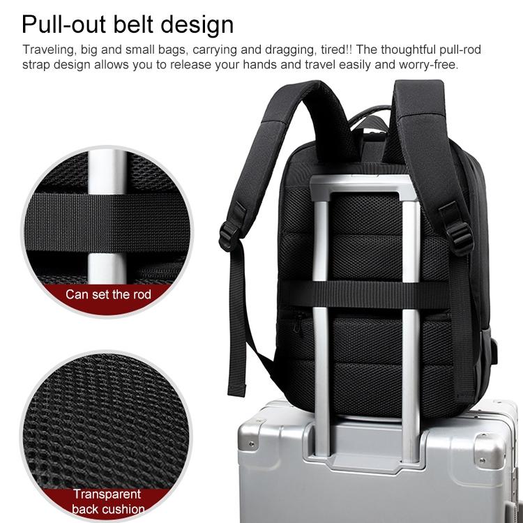 Multifunctional Oxford Laptop Backpack | CXS-618 | Black