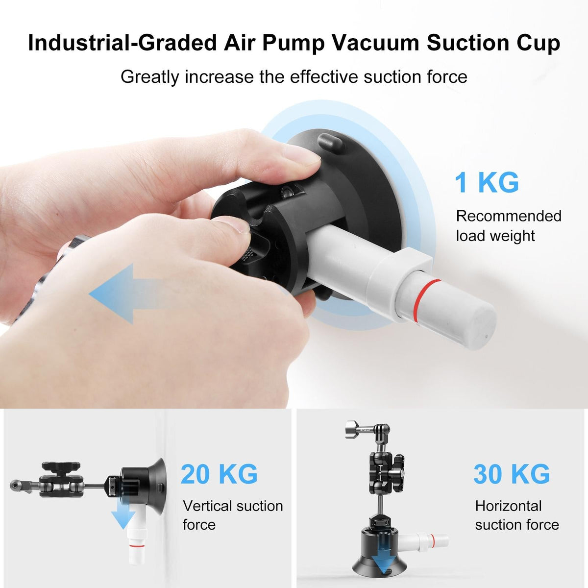 Aluminum Magic Arm with Suction Cup Mount