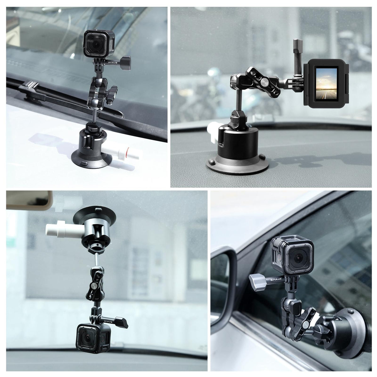 Aluminum Magic Arm with Suction Cup Mount