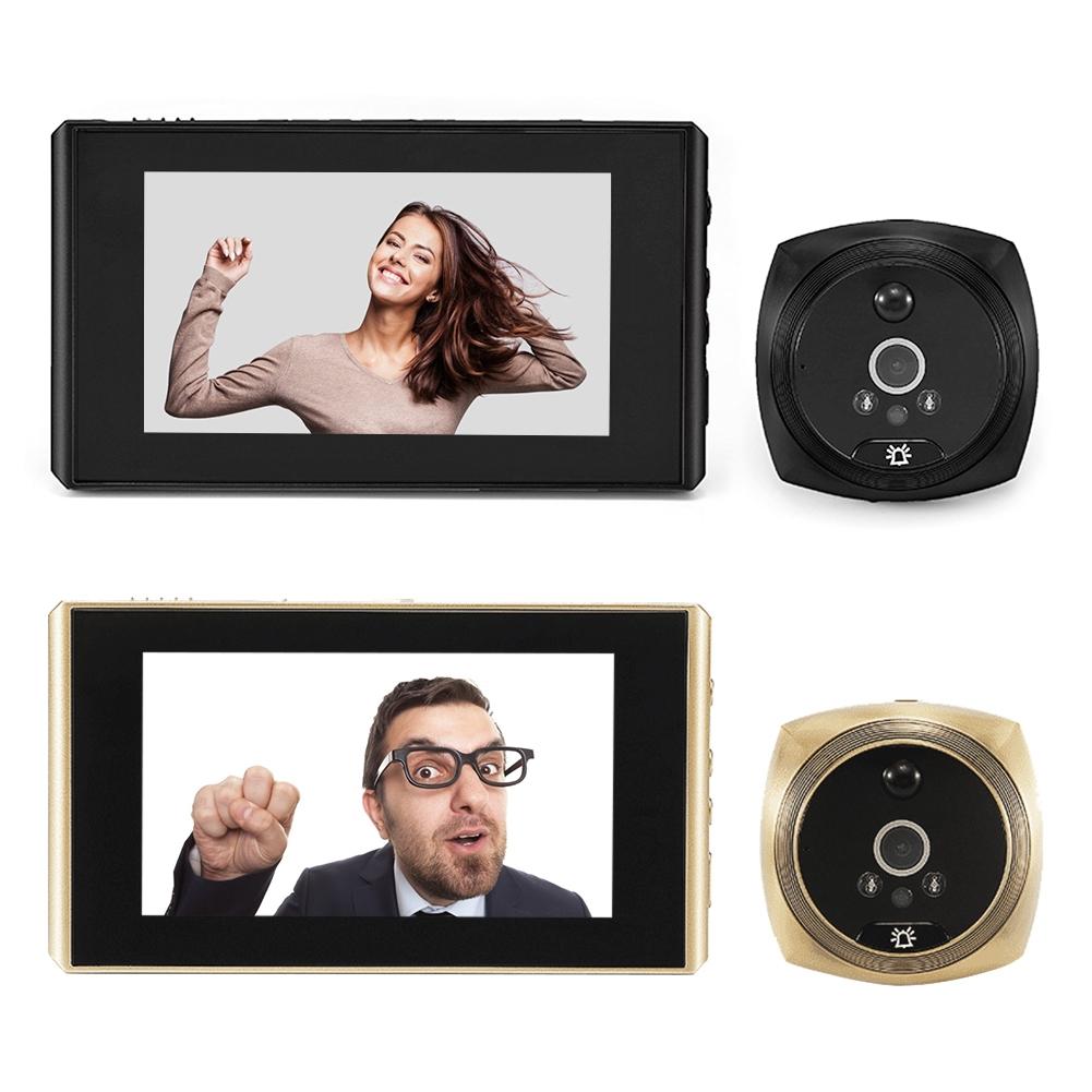 4.3" Screen Video Doorbell with 2.0MP Resolution | Black