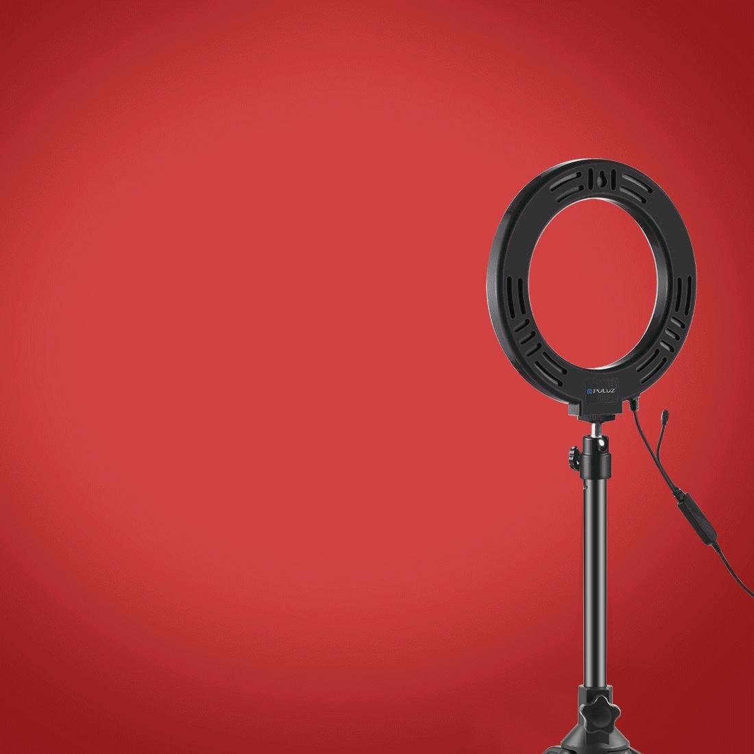 6.2" RGBW LED Ring Light with Tripod & Remote Control