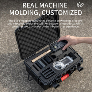 Waterproof Dual-Layer Storage Box for Insta360 X4 Startrc | Black