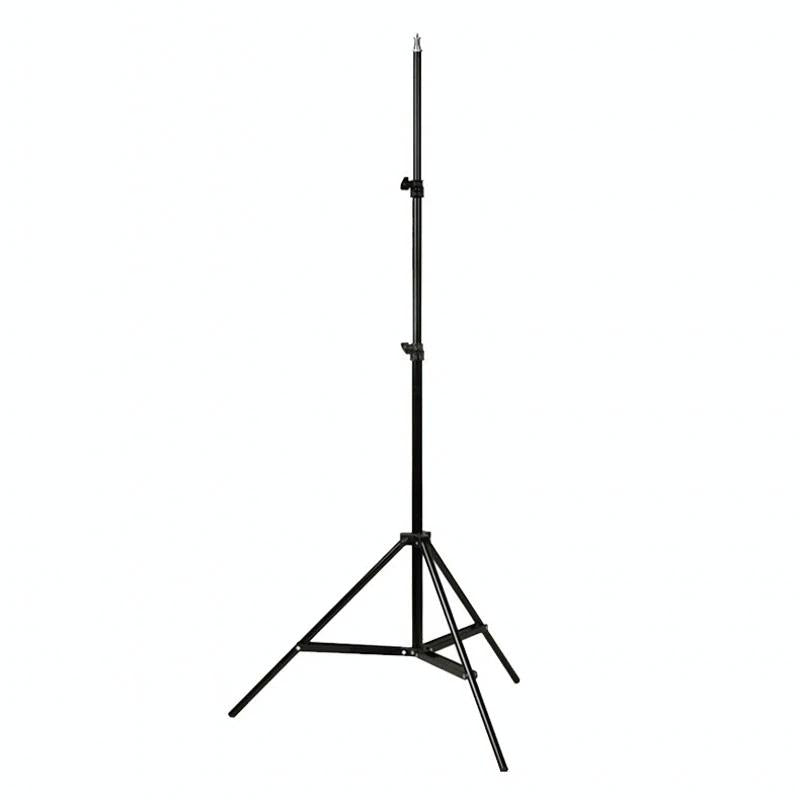 Aluminum Light Stand for Studio Flash | 1.9M Height | Black