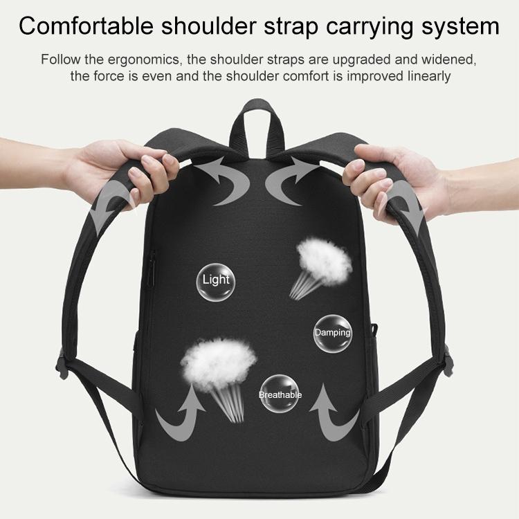 Multifunctional Oxford Laptop Backpack | CXS-8106 | Black