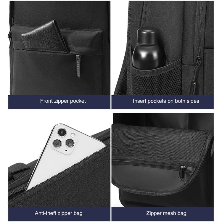 Multifunctional Oxford Laptop Backpack | CXS-8106 | Black