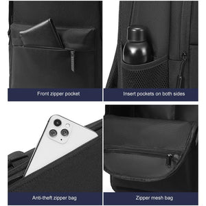 Multifunctional Oxford Laptop Backpack | CXS-8106 | Black