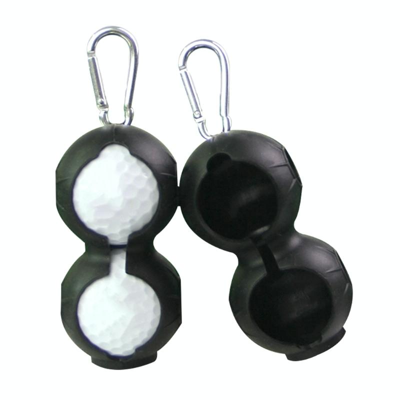 2-Pack Golf Silicone Double-Ball Protection Sleeves | Black