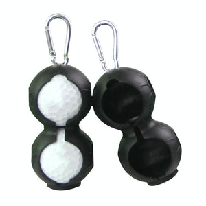 2-Pack Golf Silicone Double-Ball Protection Sleeves | Black