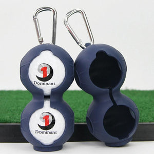 2-Pack Golf Silicone Double-Ball Protection Sleeves | Black
