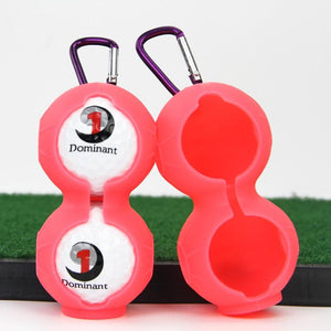 2-Pack Golf Silicone Double-Ball Protection Sleeves | Black