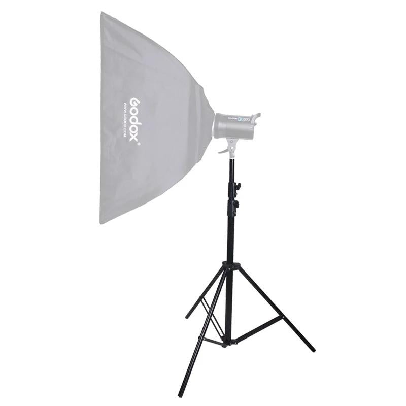 Aluminum Light Stand for Studio Flash | 2.8M Height | Black