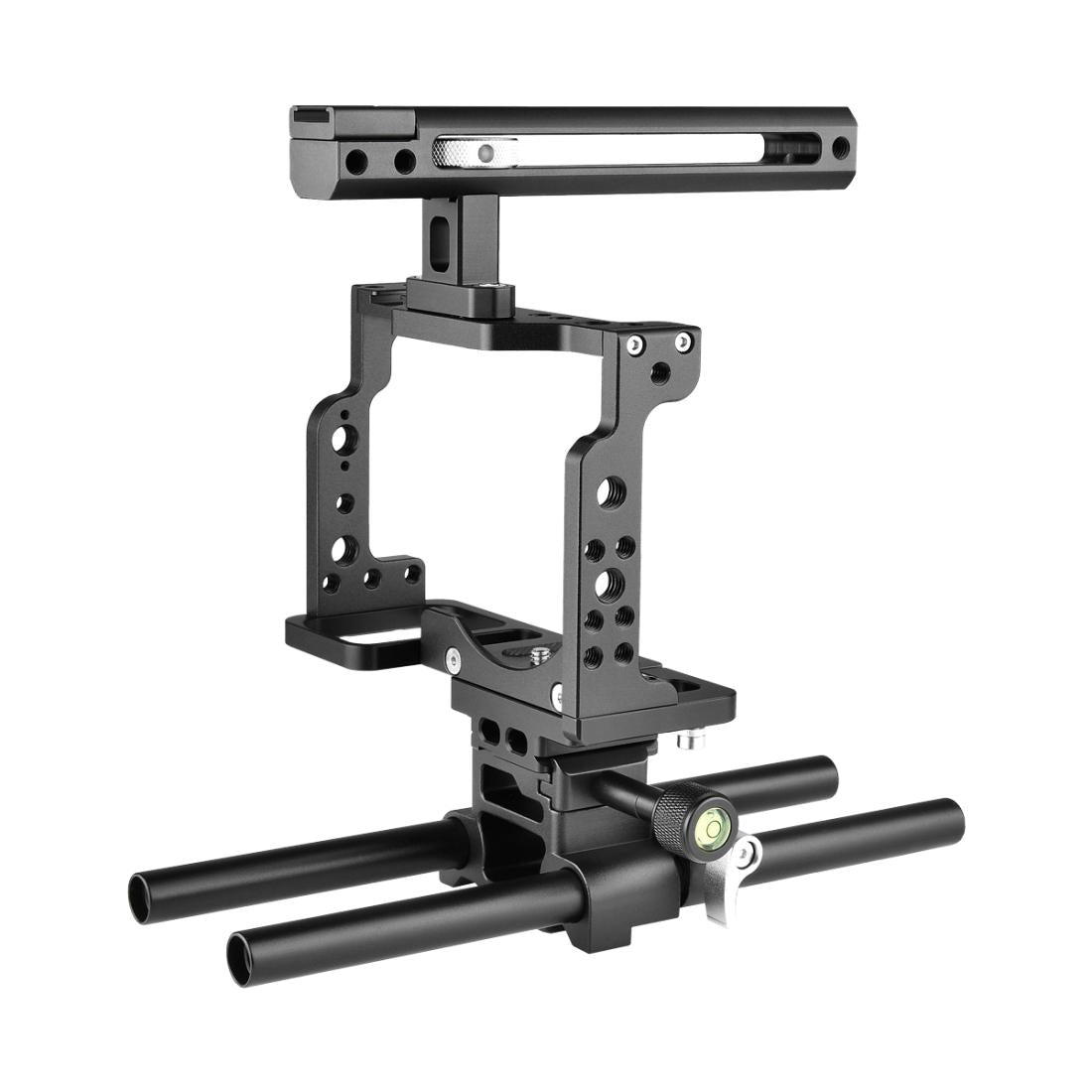 Video Camera Cage Stabilizer | With Handle & Rail Rod | For Nikon Z6 / Z7