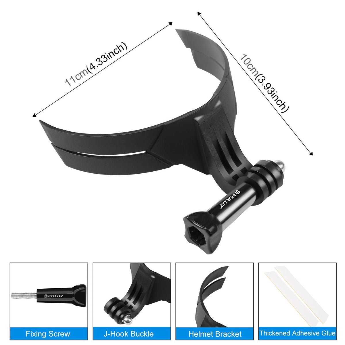 Motorcycle Helmet Chin Mount | For Bending Action Camera
