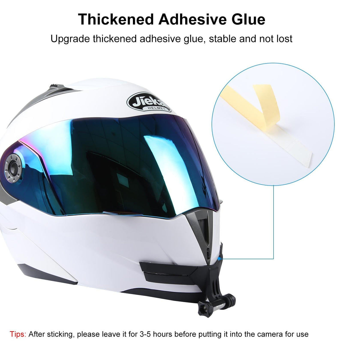 Motorcycle Helmet Chin Mount | For Bending Action Camera