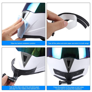 Motorcycle Helmet Chin Mount | For Bending Action Camera