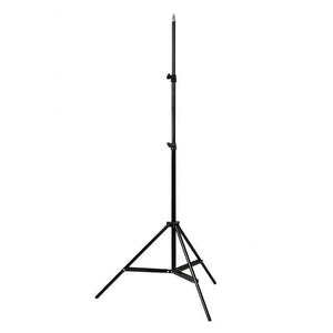 Aluminum Light Stand for Studio Flash | 2.0M Height | Black
