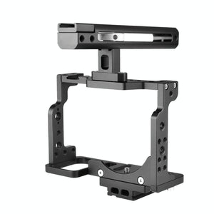 Video Camera Cage Stabilizer with Handle for Nikon Z6 / Z7 | Black